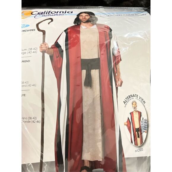 California costumes Nativity Moses shepherd Sz L Xl - Picture 3 of 5